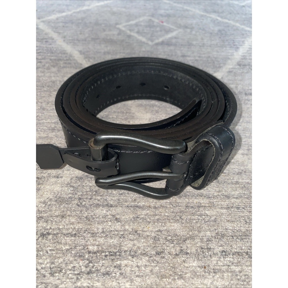 Dickies Mens Genuine Leather Belt Size 50-52 Black  New Without Tags Casual
